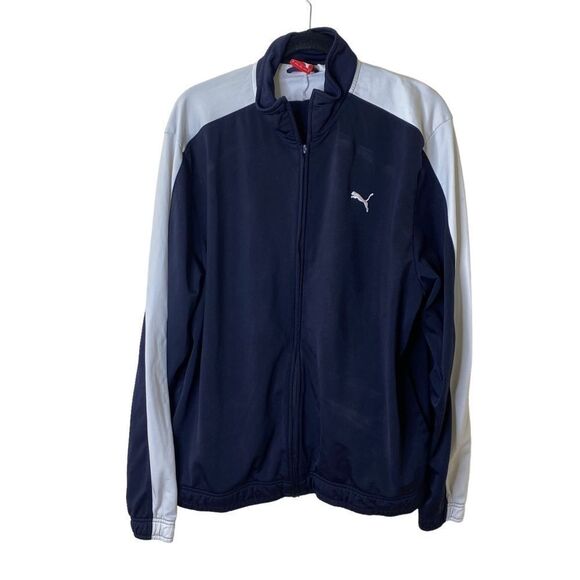 🎉Puma Baseball Tricot Track Jacket Sz XL - Picture 2 of 7